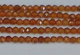 CTG615 15.5 inches 2mm faceted round orange garnet beads