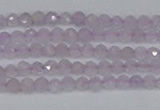 CTG621 15.5 inches 2mm faceted round lavender amethyst beads