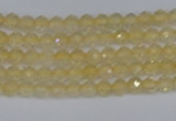 CTG623 15.5 inches 2mm faceted round citrine gemstone beads