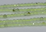 CTG631 15.5 inches 2mm faceted round prehnite gemstone beads