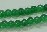 CTG69 15.5 inches 3mm round tiny dyed white jade beads wholesale