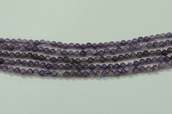 CTG72 15.5 inches 3mm round grade AB tiny amethyst beads wholesale