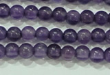 CTG73 15.5 inches 3mm round grade A tiny amethyst beads wholesale