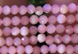 CTG732 15.5 inches 2mm faceted round tiny pink opal beads