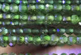 CTG747 15.5 inches 2mm faceted round tiny diopside beads