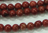 CTG75 15.5 inches 3mm round tiny red brick beads wholesale