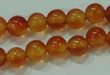 CTG78 15.5 inches 3mm round tiny red agate beads wholesale