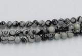 CTJ01 16 inches 4mm round black water jasper beads wholesale