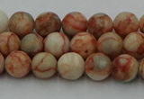 CTJ701 15.5 inches 6mm round red net jasper beads wholesale