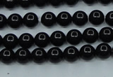 CTK01 15.5 inches 4mm round tektite gemstone beads wholesale