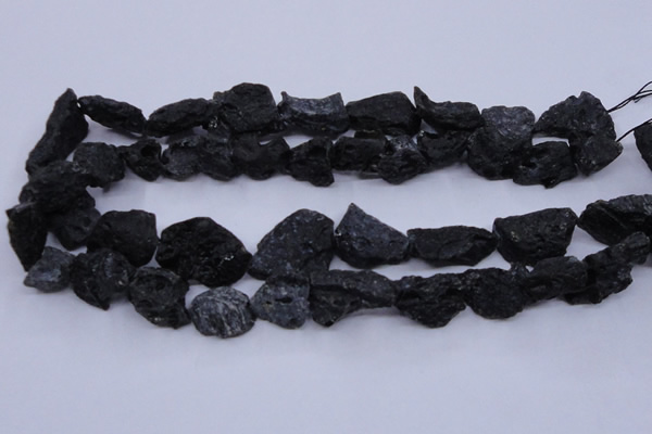 CTK10 15.5 inches 12*16mm - 18*25mm nuggets tektite gemstone beads