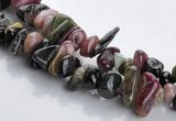 CTO05 36 inches 5*8mm freeform natural tourmaline chips beads