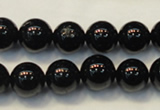 CTO104 15.5 inches 12mm round natural black tourmaline beads