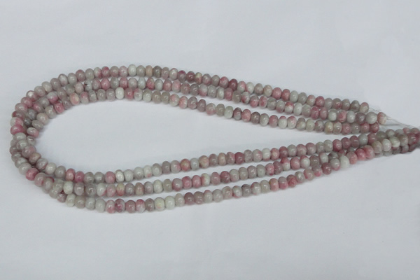 CTO200 15.5 inches 4*6mm rondelle pink tourmaline gemstone beads