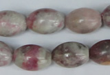 CTO217 15.5 inches 13*18mm rice pink tourmaline gemstone beads