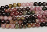 CTO371 15.5 inches 5mm round natural tourmaline gemstone beads