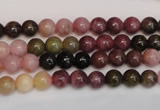 CTO372 15.5 inches 6mm round natural tourmaline gemstone beads