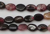 CTO385 15.5 inches 6*8mm oval natural tourmaline beads wholesale