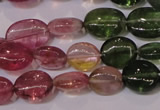 CTO421 15 inches 7*9mm oval natural tourmaline beads wholesale