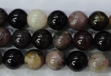 CTO454 15.5 inches 8mm round natural tourmaline gemstone beads