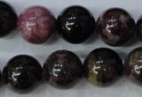 CTO458 15.5 inches 13mm round natural tourmaline gemstone beads