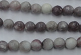 CTO482 15.5 inches 8mm faceted round pink tourmaline gemstone beads