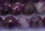 CTO616 15.5 inches 11mm faceted round tourmaline gemstone beads