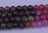 CTO622 15.5 inches 6mm round tourmaline gemstone beads wholesale