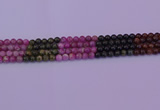 CTO627 15.5 inches 6mm round tourmaline gemstone beads wholesale