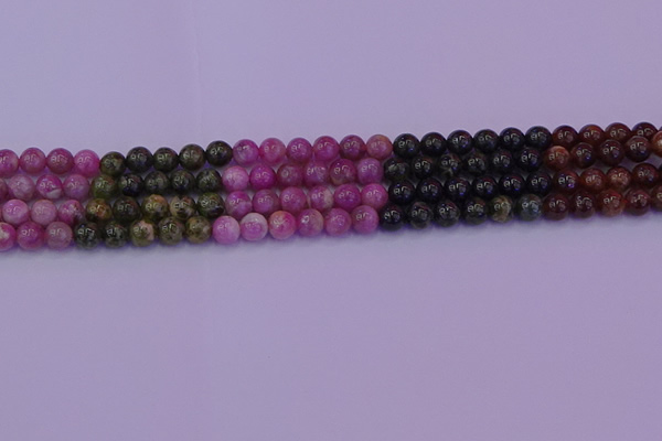 CTO628 15.5 inches 7mm round tourmaline gemstone beads wholesale