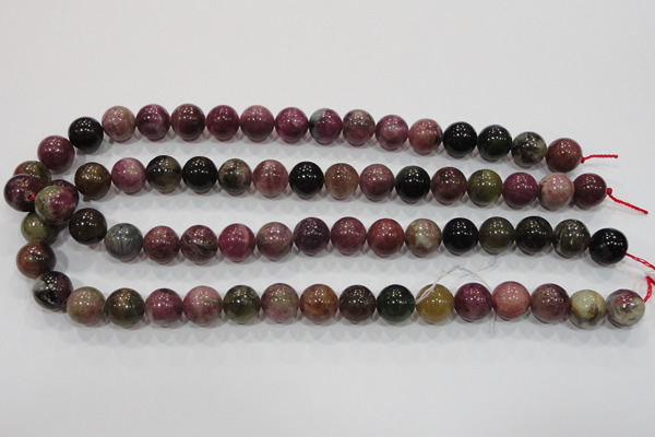 CTO65 15.5 inches 10mm round natural tourmaline gemstone beads