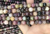 CTO672 15.5 inches 8mm round natural tourmaline beads wholesale