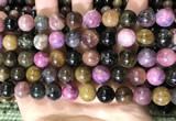 CTO689 15.5 inches 11mm round tourmaline beads wholesale