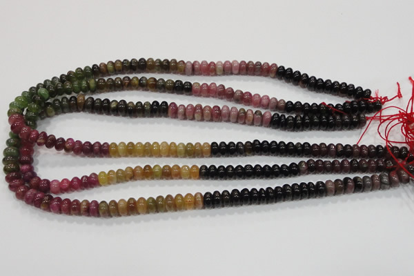 CTO69 15.5 inches 5*8mm rondelle natural tourmaline gemstone beads