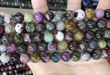 CTO698 15.5 inches 10mm round tourmaline gemstone beads