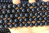 CTO713 15.5 inches 10mm round black tourmaline gemstone beads