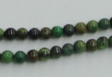 CTP02 15.5 inches 6mm round yellow green pine gemstone beads wholesale