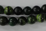 CTP203 15.5 inches 10mm round yellow pine turquoise beads wholesale