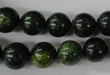 CTP205 15.5 inches 14mm round yellow pine turquoise beads wholesale