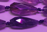 CTR204 14*34mm - 17*40mm faceted teardrop ametrine gemstone beads