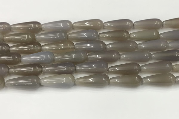 CTR400 15.5 inches 8*20mm teardrop agate beads wholesale