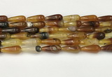 CTR401 15.5 inches 8*20mm teardrop agate beads wholesale