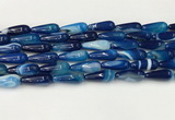 CTR405 15.5 inches 8*20mm teardrop agate beads wholesale