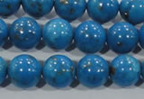 CTU1626 15.5 inches 16mm round synthetic turquoise beads