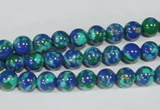 CTU1812 15.5 inches 6mm round synthetic turquoise beads