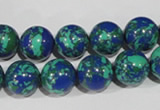 CTU1815 15.5 inches 12mm round synthetic turquoise beads