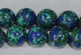 CTU1817 15.5 inches 16mm round synthetic turquoise beads