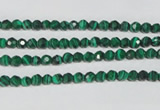 CTU1821 15.5 inches 4mm faceted round synthetic turquoise beads