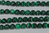 CTU1822 15.5 inches 6mm faceted round synthetic turquoise beads