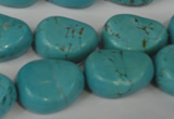 CTU1910 15.5 inches 18*22mm freefrom imitation turquoise beads